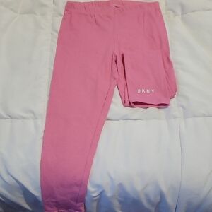 DKNY Pink Leggings Comfortable Stylish Bottoms
